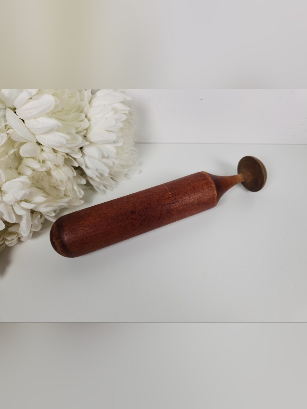 Antique/Vintage Wood Pestle Masher | Primitive Farmhouse | Wood Masher